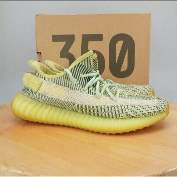 adidas Yeezy Boost 350 V2 Mens Size 8.5 Shoes Yeezreal Non Reflective Neon Black